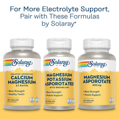 Lifestyle image of Solaray Potassium Asporotate supplement on countertop