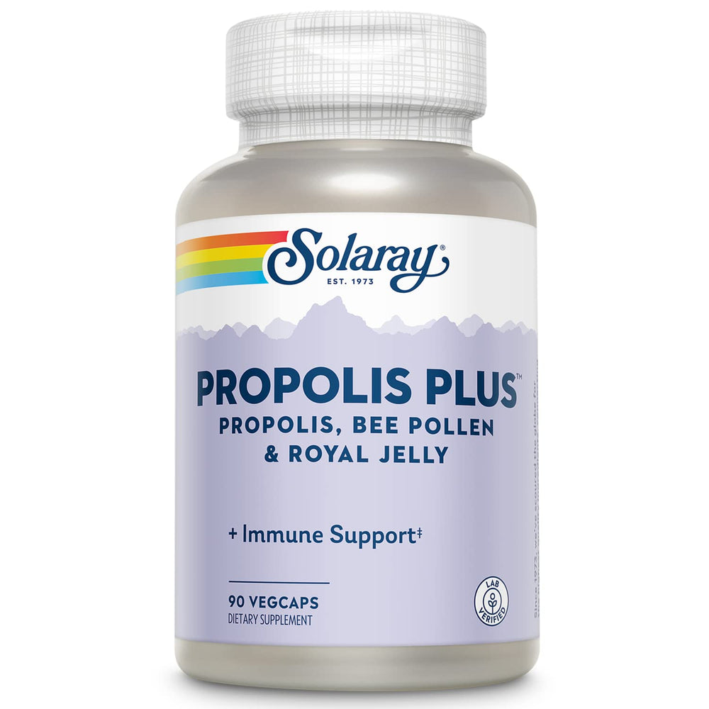 SOLARAY Propolis Plus bottle and label