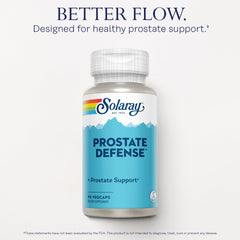 Close-up of SOLARAY Prostate Defense label and ingredients