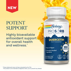 Graphic illustrating Quercetin Phytosome ProSorb delivery technology