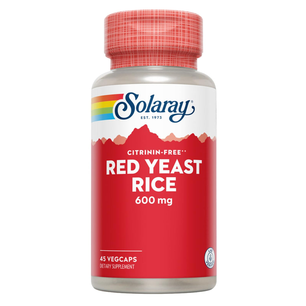 SOLARAY Red Yeast Rice 600 mg bottle