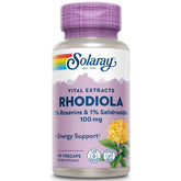 SOLARAY Rhodiola Root Extract 100 mg bottle – front view