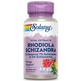 SOLARAY Rhodiola Schizandra bottle and capsules