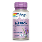 Front view of SOLARAY Saffron Extract bottle with 30 VegCaps