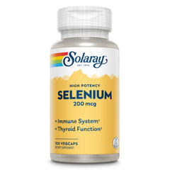 Solaray Selenium 200 mcg VegCap bottle front