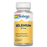 Solaray Selenium 50 mcg bottle front label