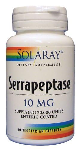 Solaray Serrapeptase 10 mg VCapsules – 90 count bottle