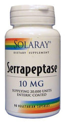 Solaray Serrapeptase 10 mg VCapsules – 90 count bottle