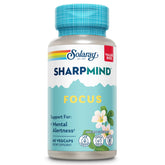 SOLARAY SharpMind Focus bottle label on white background