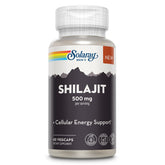 SOLARAY Shilajit 500 mg bottle for men with PrimaVie label
