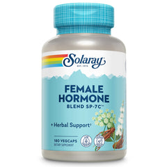 SOLARAY SP-7C Herbal Blend for Women's Health - bottle and capsules