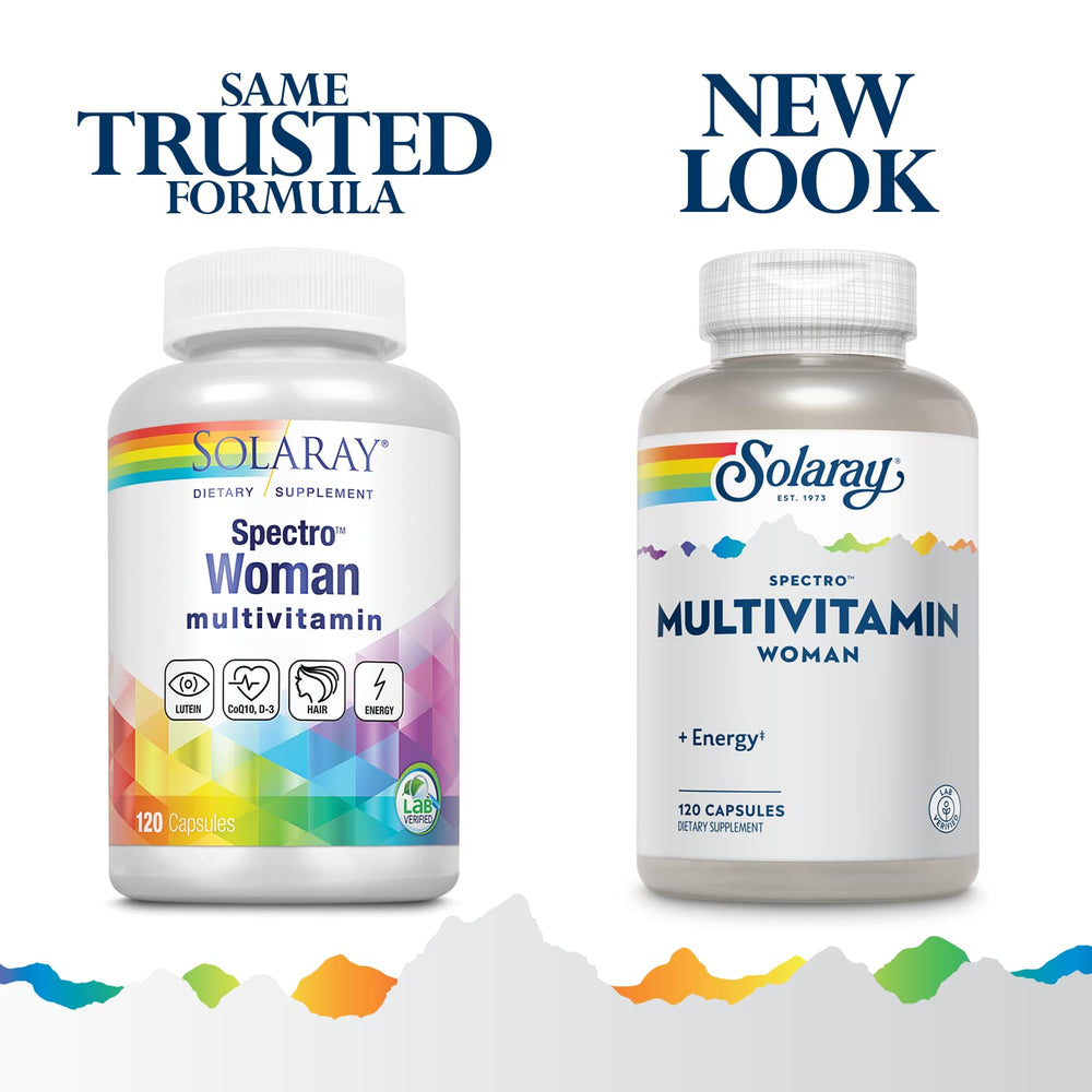 Solaray Spectro Multivitamin Woman capsules close-up