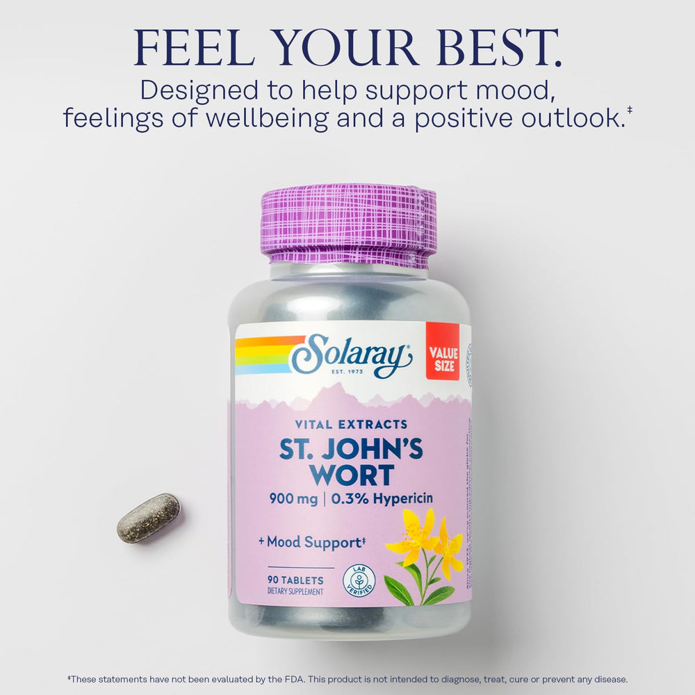 St. Johns Wort extract standardized to 0.3% Hypericin