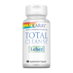 Solaray Total Cleanse Liver supplement facts label