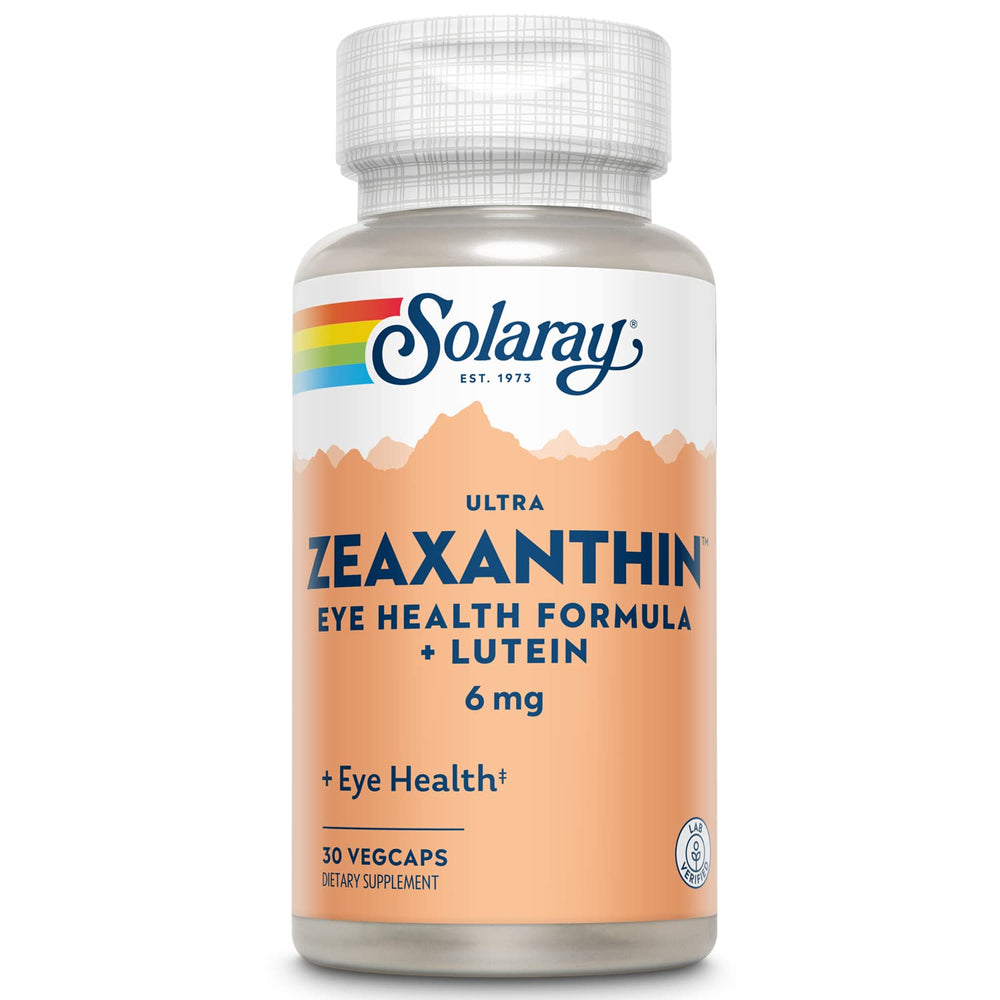 SOLARAY Ultra Zeaxanthin 6 mg packaging front view