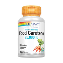 SOLARAY Vitamin A 25,000 IU Beta Carotene bottle front label