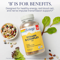 Vegan capsules of Solaray Vitamin B Complex 100 mg