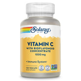 Front view of Solaray Vitamin C 1000mg with Bioflavonoids bottle
