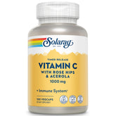 Solaray Vitamin C 1000mg Time Release vegan capsules bottle