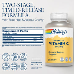 Vitamin C with rose hips and acerola blend