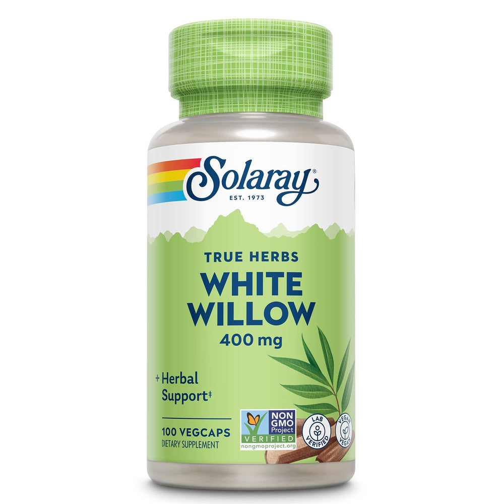 Solaray White Willow 400mg bottle