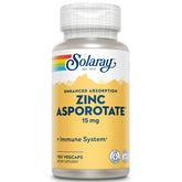 Solaray Zinc Asporotate 15mg Chelated Complex bottle
