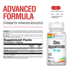 Zinc chelate with whey protein and capsule