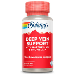 SOLARAY Deep Vein Support capsules in a plastic bottle, 60 count