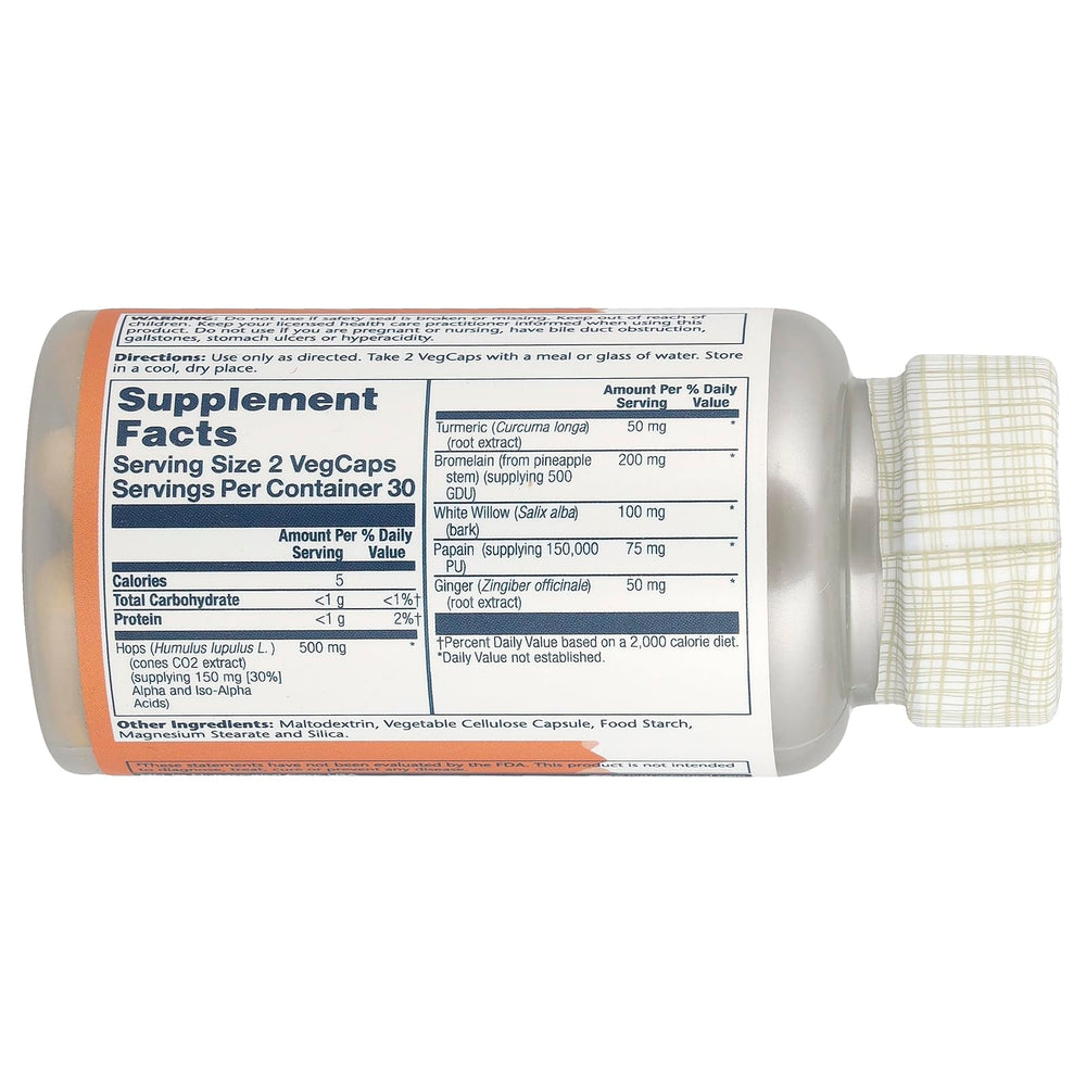 Close-up of IbuActin bottle label