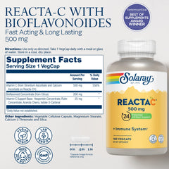 SOLARAY Reacta-C bottle side view