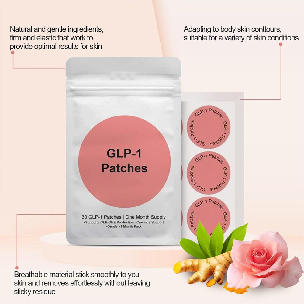 Applying GLP-1 patch to clean dry skin on arm