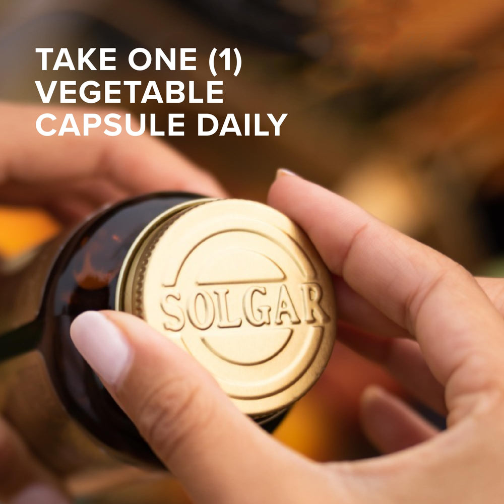 Solgar Vitamin B6 100 mg nutrition facts and serving size