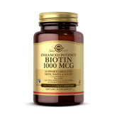 Solgar Biotin 1000 mcg bottle - front view