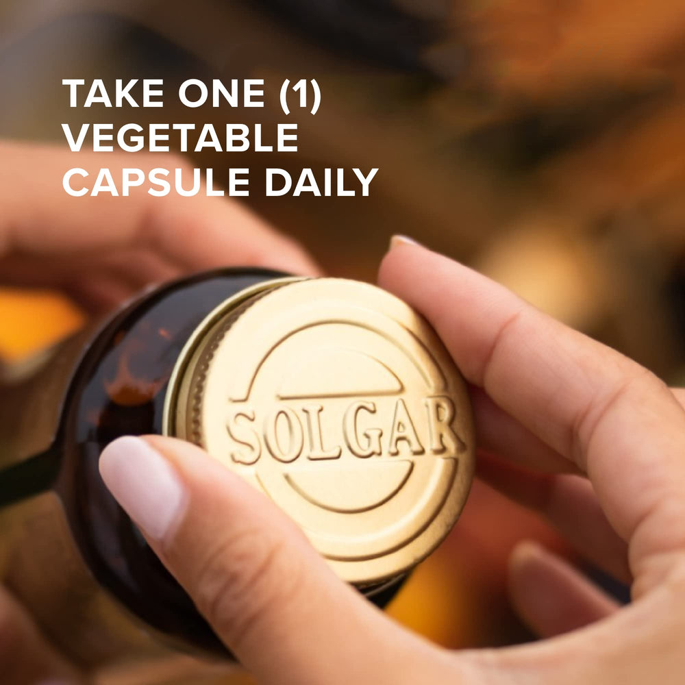 Solgar Biotin 10,000 mcg – nutrition facts label