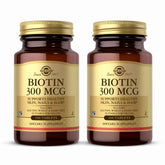 Solgar Biotin 300 mcg 100 tablets pack 2 hero image