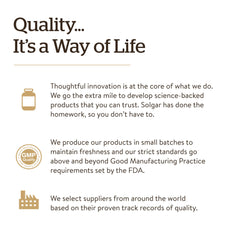 Serving size and usage guidance for Solgar Brain Works