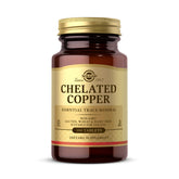 Solgar Chelated Copper 100 Tablets bottle