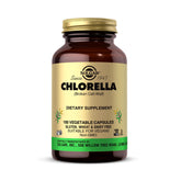 Solgar Chlorella 100 vegetable capsules packaging