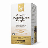 Solgar Collagen Hyaluronic Acid Complex bottle label