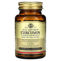 Graphic showing 40 mg curcumin in a softgel equivalent to 75 capsules