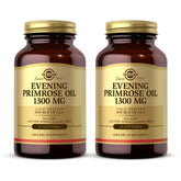 Solgar Evening Primrose Oil 1300 mg bottle with 60 softgels per bottle, pack of 2