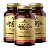 Solgar Evening Primrose Oil 1300 mg bottle with 60 softgels – Pack of 3