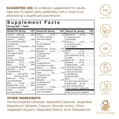 Solgar Formula VM-75 nutrition label