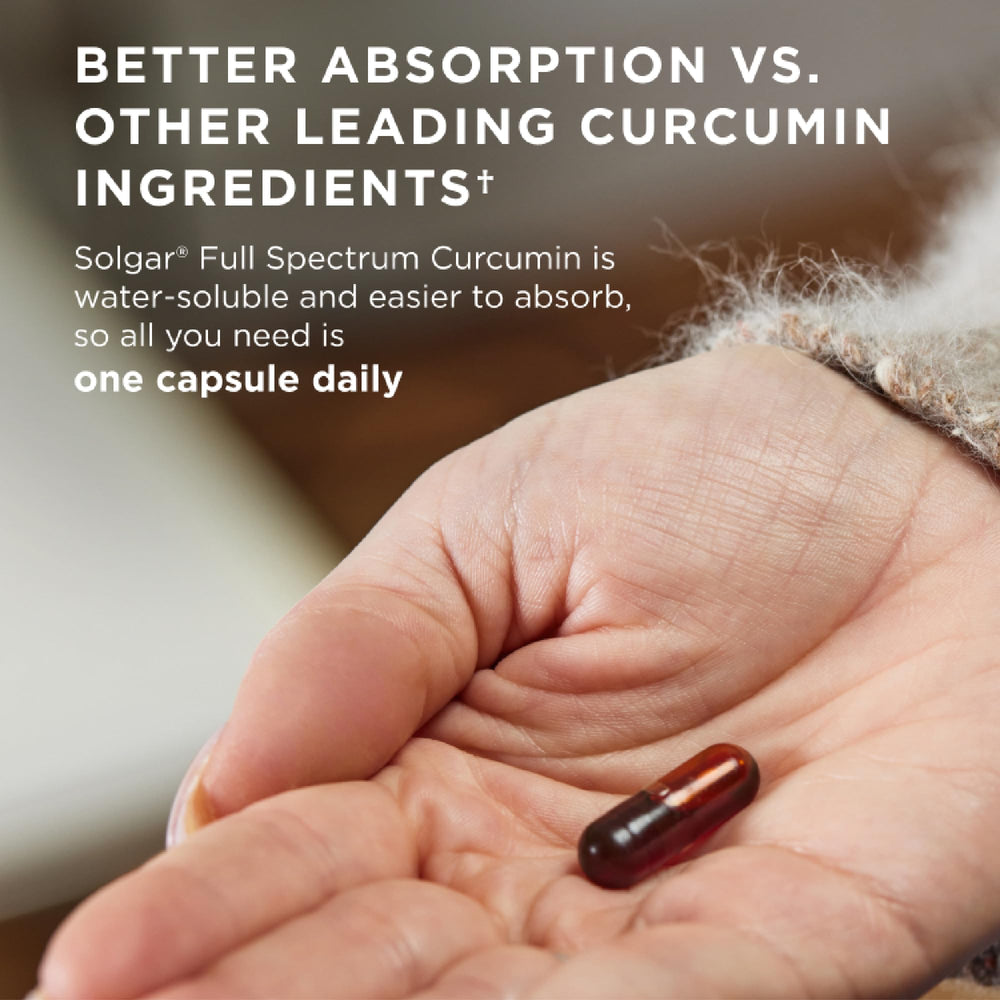 Solgar Full Spectrum Curcumin label