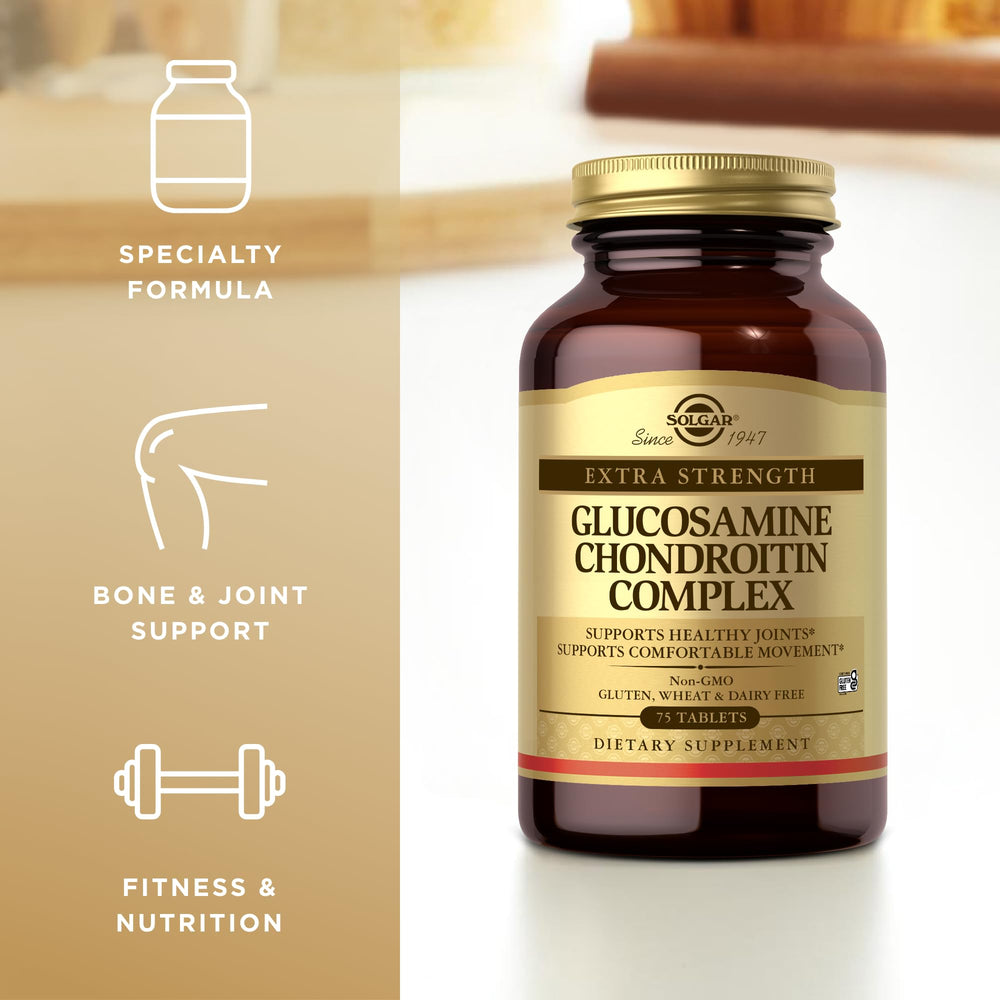 Solgar Glucosamine Chondroitin Complex ingredients panel