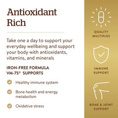 Gluten, wheat and dairy free claims on VM-75 packaging