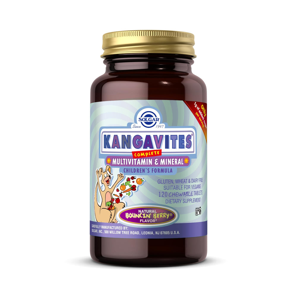 Solgar Kangavites Bouncin' Berry children multivitamin chewables – hero shot