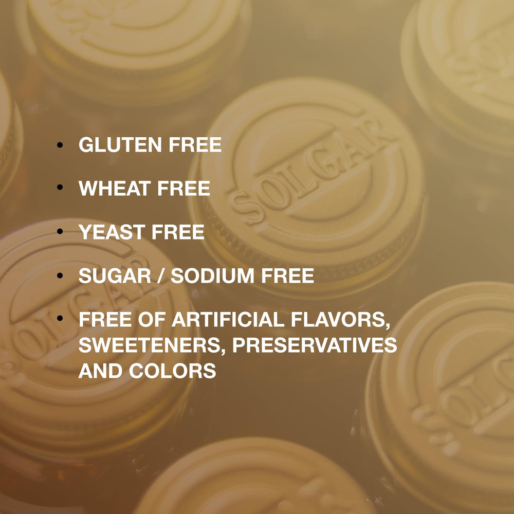 Gluten-free, dairy-free, kosher Solgar Vitamin D3 packaging