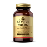 Solgar L-Lysine 500 mg bottle - front view