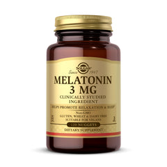 Solgar Melatonin 3 mg bottle – front view